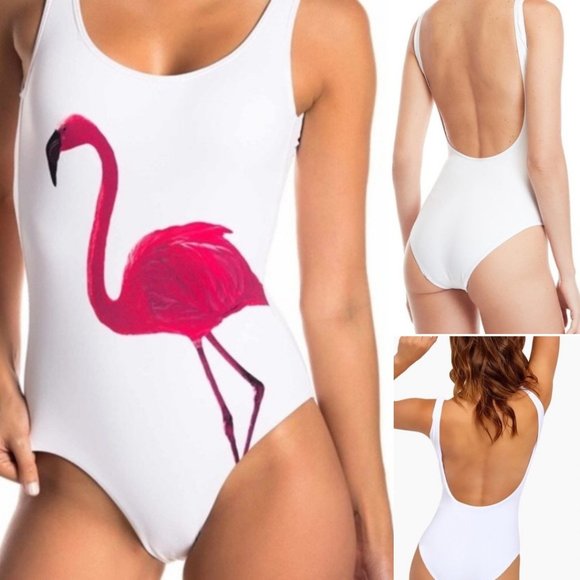 Anthropologie Other - Mint! Anthro Onia One Piece Flamingo White Size XL